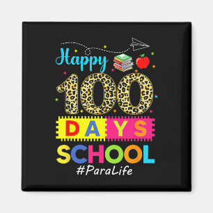 Aimant Léopard 100e jour d'école Para Life 100 jours plus