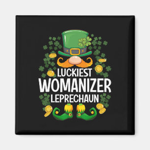 Aimant Leprechaun Séducteur Chanceux Fête de la Saint-Pat