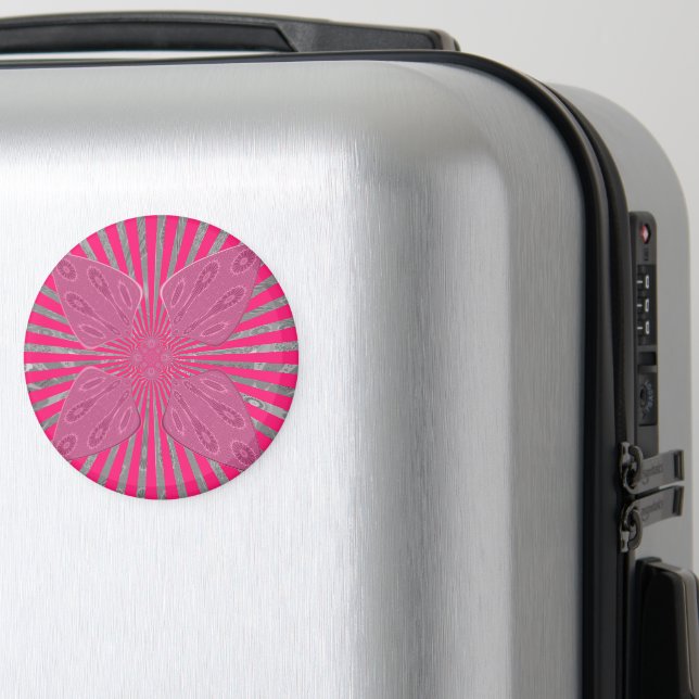 Aimant Les ailes de la fleur électrique : Un Edgy Vivily  (In Situ (Bagages))