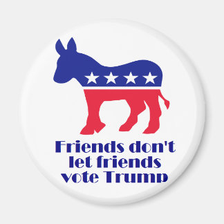 Aimant Les amis ne laissent pas les amis voter l'aimant d