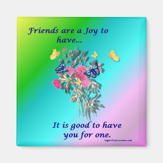 Aimant Les amis sont une joie (Devant)