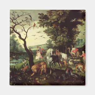 Aimant Les animaux entrant dans l'arche de Noé