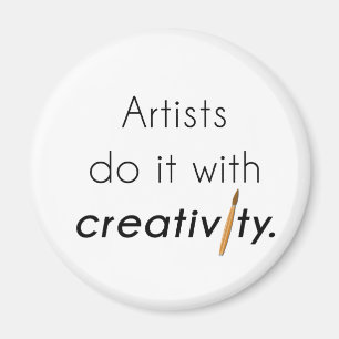 Aimant Les artistes le font avec créativité