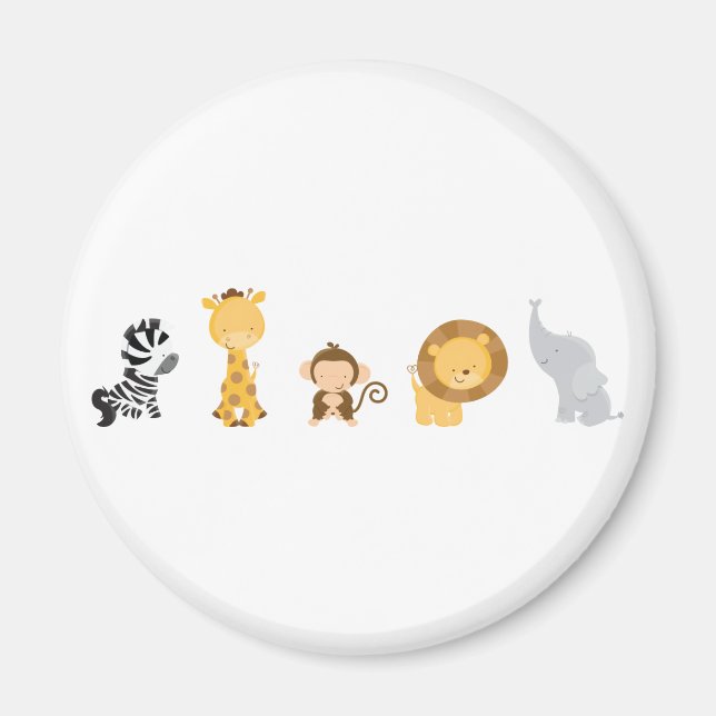 Aimant Les bébés de la jungle (Devant)