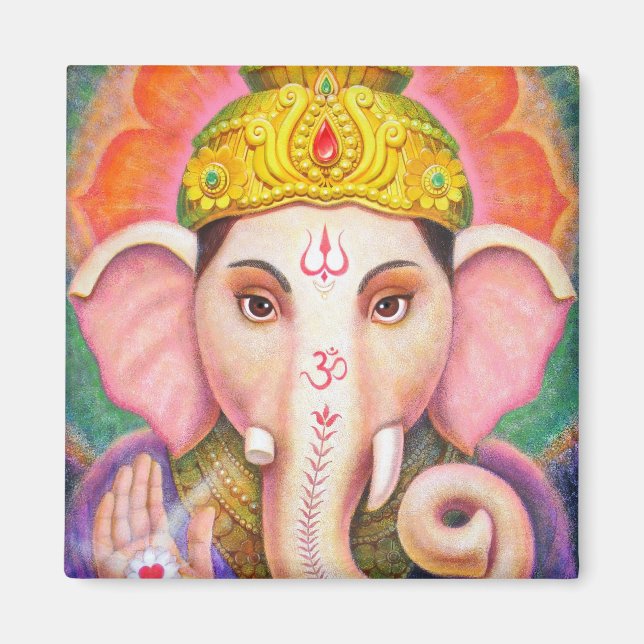 Aimant Les bénédictions de Ganesha (Devant)