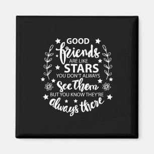Aimant Les Bons Amis Sont Comme Des Étoiles