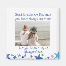 Les bons amis sont comme des étoiles Photo personn