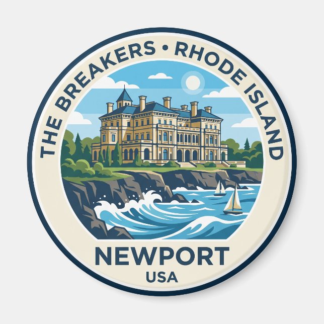 Aimant Les Breakers USA (Devant)