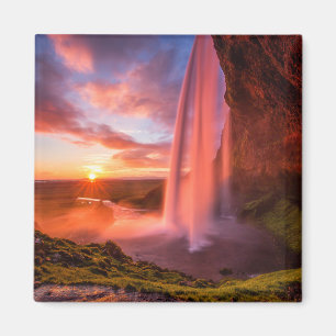 Aimant Les cascades Cascade de Seljalandsfoss