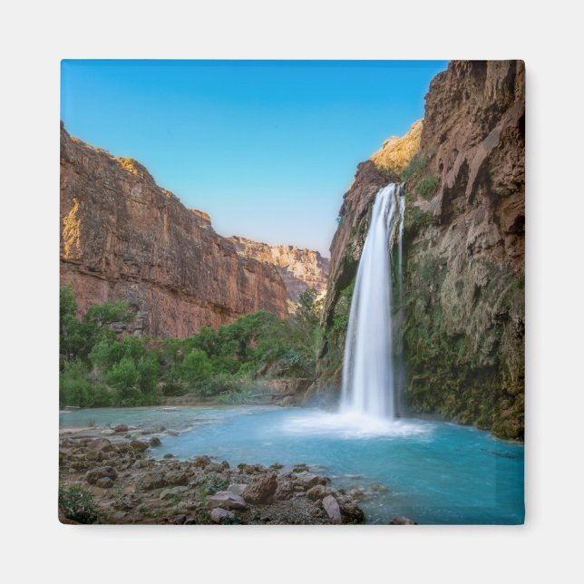 Aimant Les cascades | Chutes Havasu au coucher du soleil (Devant)