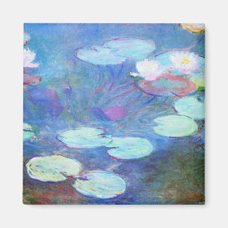 Aimant Les célèbres Nymphéas de Monet, Rose, 1899,