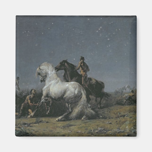 Aimant Les Chevaux Voleurs, 19ème siècle (Devant)