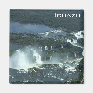 Aimant Les chutes d'Iguaçu - vue aérienne