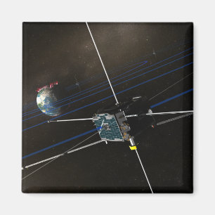 Aimant Les cinq engins spatiaux THEMIS en orbite