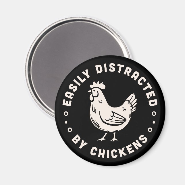 Aimant Les citations de l'amoureux du poulet sont facilem (Recto/Verso)