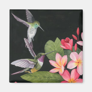 Aimant Les colibris de la Plumeria