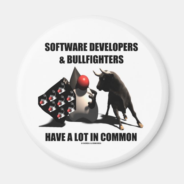 Aimant Les Concepteurs De Logiciels Les Bullfighter Ont E (Devant)