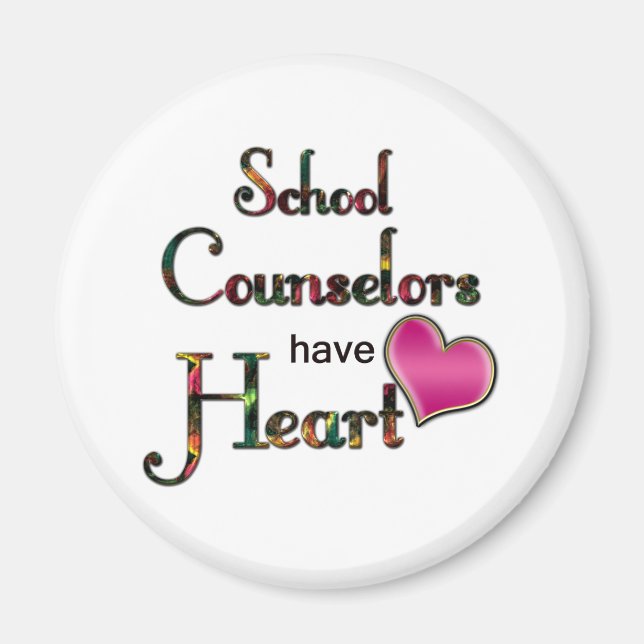 Aimant Les Conseillers Scolaires Ont Un Coeur (Devant)