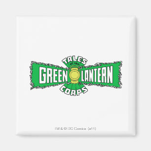 Aimant Les corps verts de lanterne - logo vert