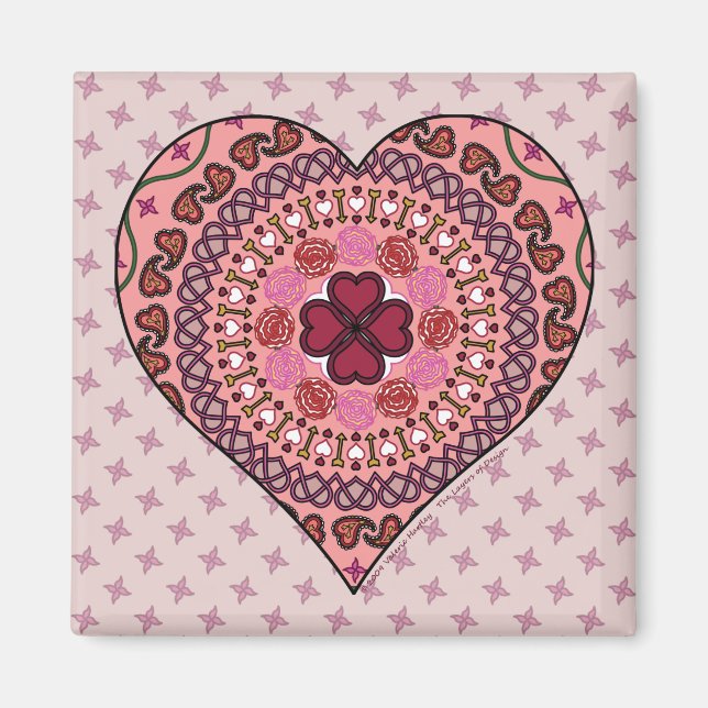 Aimant Les couches de l'aimant du coeur (Devant)