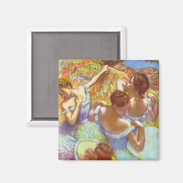 Aimant Les Danseuses bleues d'Edgar Degas (Recto/Verso)