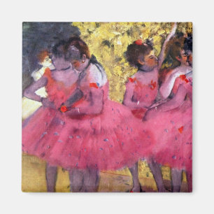 Aimant Les Danseuses roses, avant le ballet d'Edgar Degas
