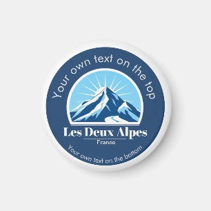 Aimant Les Deux Alpes Isère France souvenir de station de