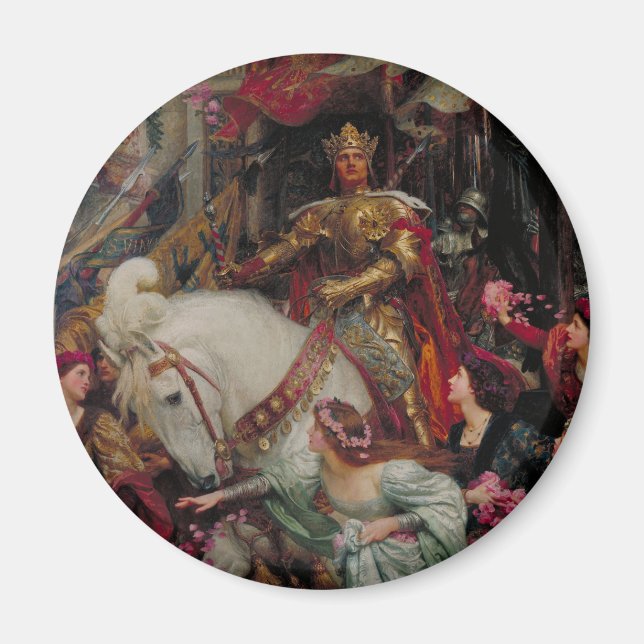 Aimant Les deux Couronnes par Sir Frank Bernard Dicksee (Devant)