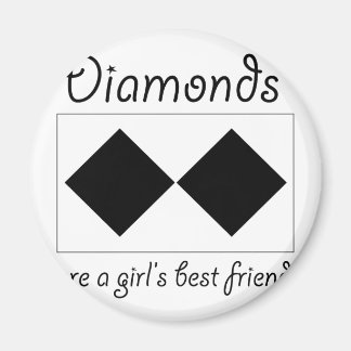 Aimant Les diamants sont les filles meilleures amie