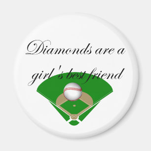 Aimant Les diamants sont les meilleurs T-shirts d'une fil