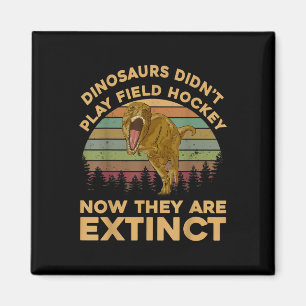 Aimant Les dinosaures T Rex ne jouaient pas au hockey sur