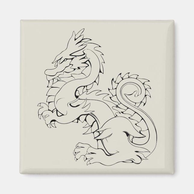Aimant Les Dragons Asiatiques Tatsu Sont Des Créatures My (Devant)