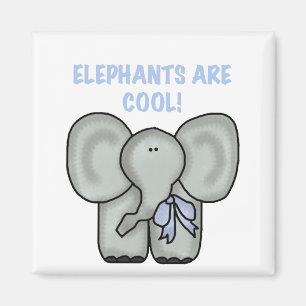 Aimant Les éléphants sont des t-shirts et des cadeaux Coo