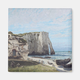 Aimant Les falaises chez Etretat après la tempête, 1870