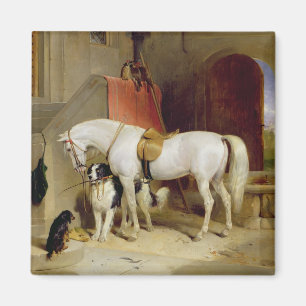 Aimant Les Favoris de Prince George (huile sur toile)