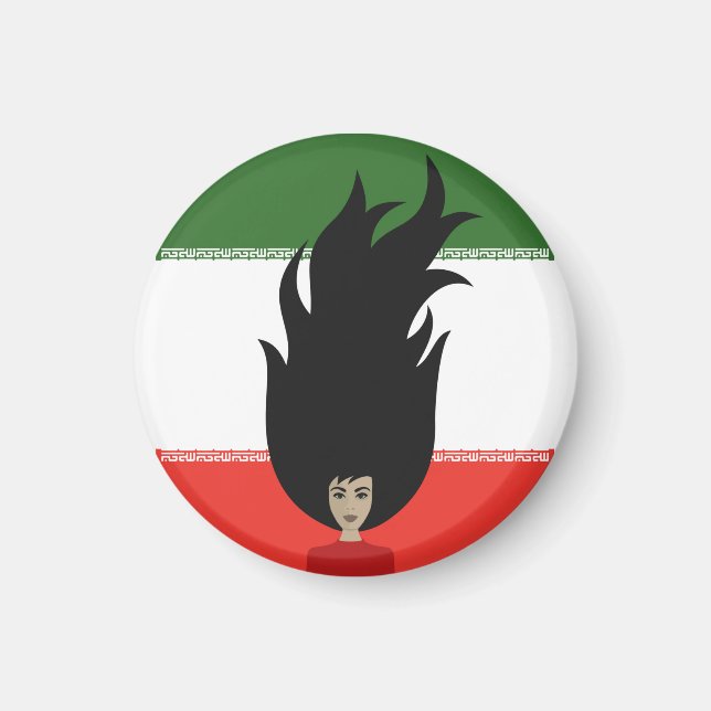 Aimant Les femmes iraniennes luttent pour l'égalité, prot (Devant)