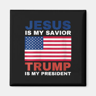 Aimant Les femmes Trump 2020 Cadeaux Jésus est mon sauveu