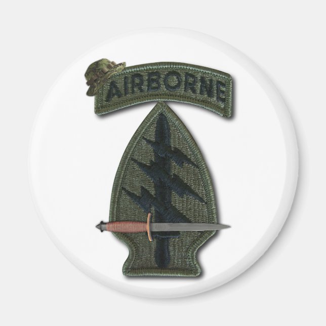 Aimant les forces spéciales les bérets verts forces spéci (Devant)