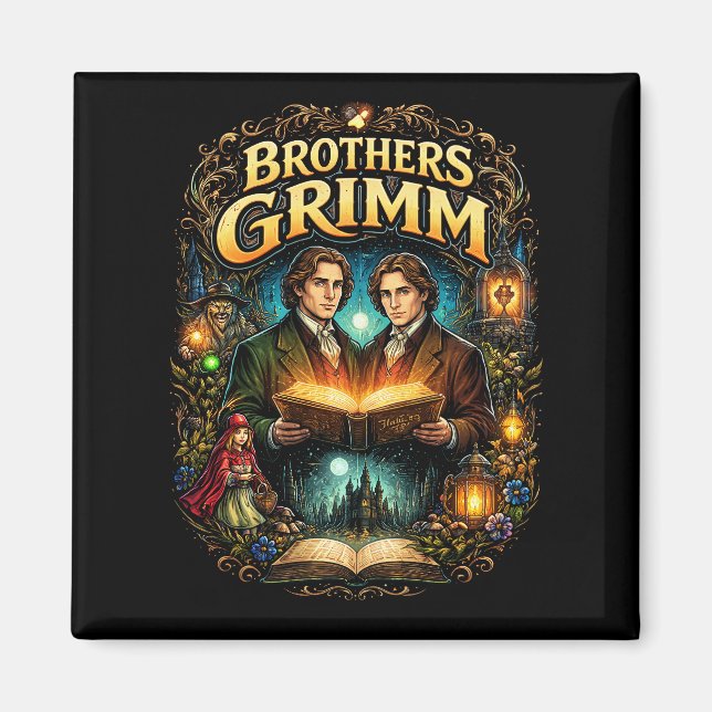 Aimant Les frères Grimm (Devant)