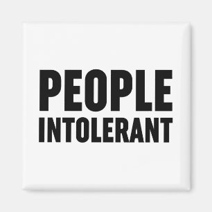 Aimant Les gens intolérants