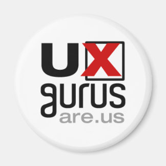 Aimant Les gourous de l'UX sont nous ! -Magnet