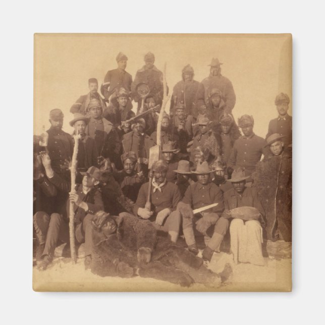 Aimant Les guerriers du buffle : la cavalerie noire améri (Devant)