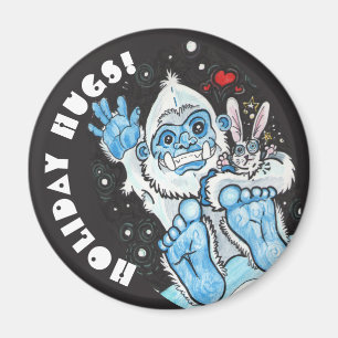 Aimant Les Hugs De Vacances Yeti !