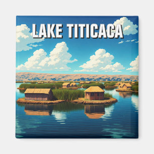 Aimant Les îles flottantes du lac Titicaca