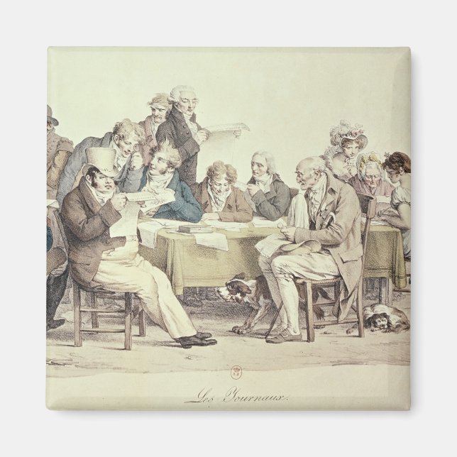 Aimant Les journaux (Devant)