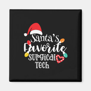 Aimant Les lumières de Noël de la tech chirurgicale préfé
