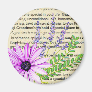 Aimant Les mamans sont un cadeau spécial pour grand-mère 