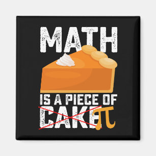 Aimant Les maths sont un jeu d'enfant jour de Pi drôle