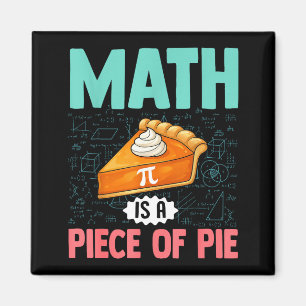 Aimant Les Maths Sont Un Morceau De Tarte Drôle Pi Day Am