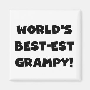 Aimant Les meilleurs cadeaux Grampy du monde de Black Tex